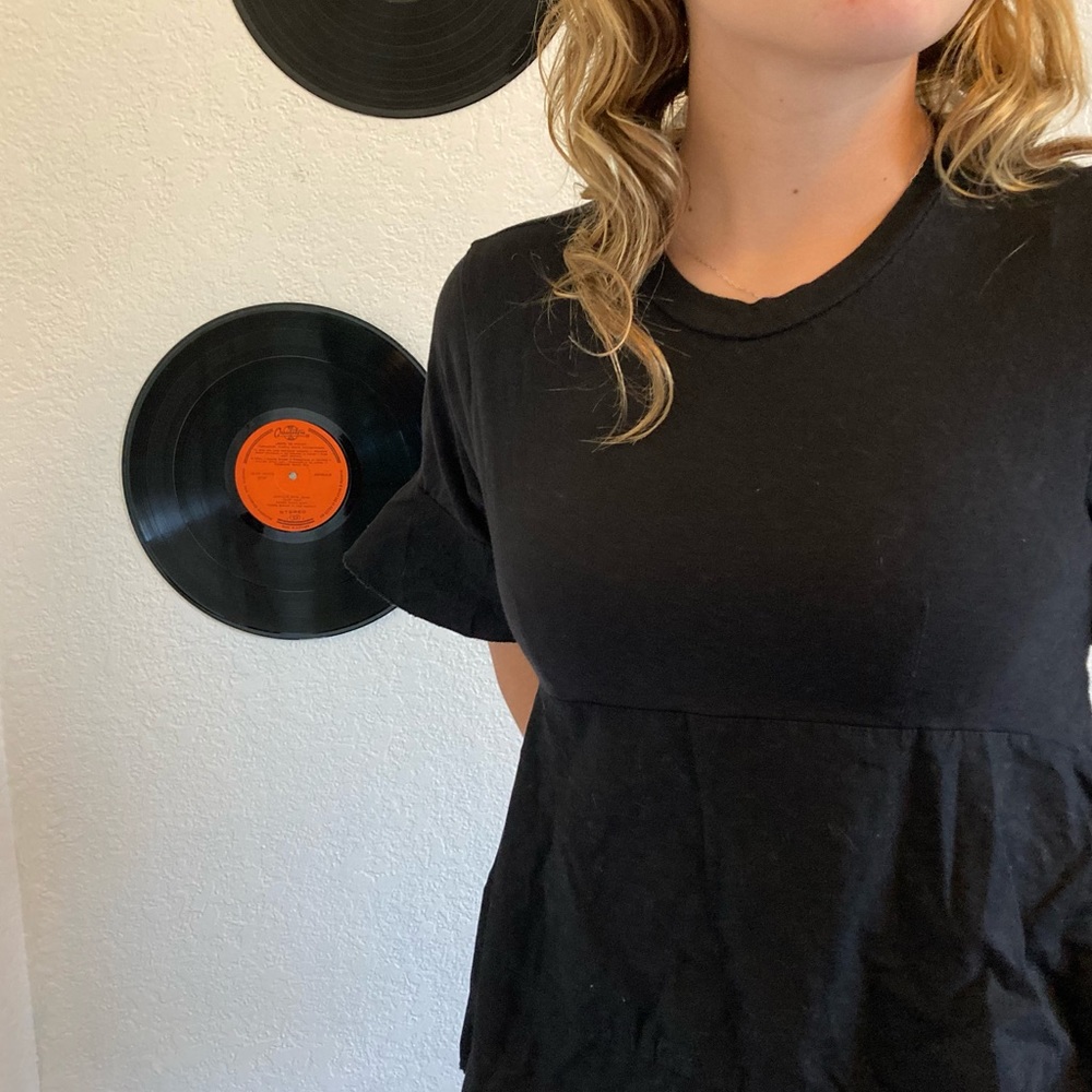 Love Notes Black Blouse